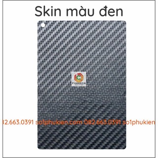 Miếng dán mặt lưng skin carbon Ipad 10.2