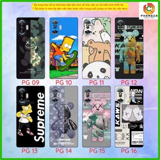 Ốp lưng Xiaomi K40 Gaming dẻo đen bảo vệ cam in hình gấu, kaws thời trang mẫu mới độc đáo, sắc nét