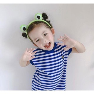 Băng Đô + Cài Tóc Ếch Xanh Siêu Xinh