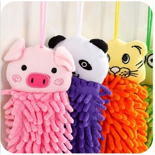 Khăn lau tay san hô hình thú, khăn lau tay nhà bếp sợi cotton siêu thấm hút độ bền cao dễ dàng giặt sạch, nhanh khô