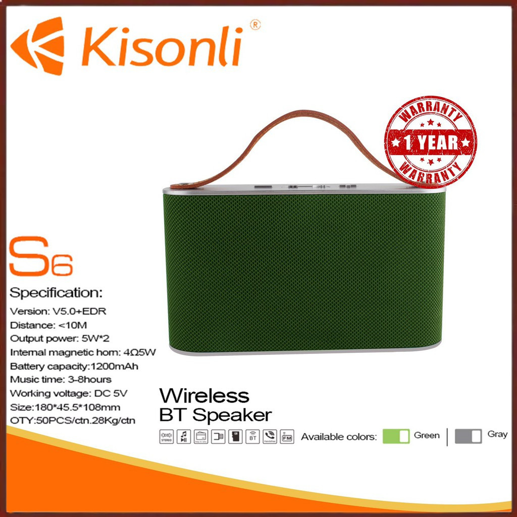 Loa Kisonli Bluetooth S6
