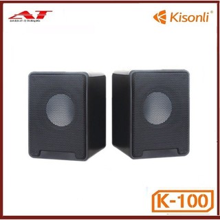 Loa 2.0 kisonli k100 - jack 3.5mm và usb