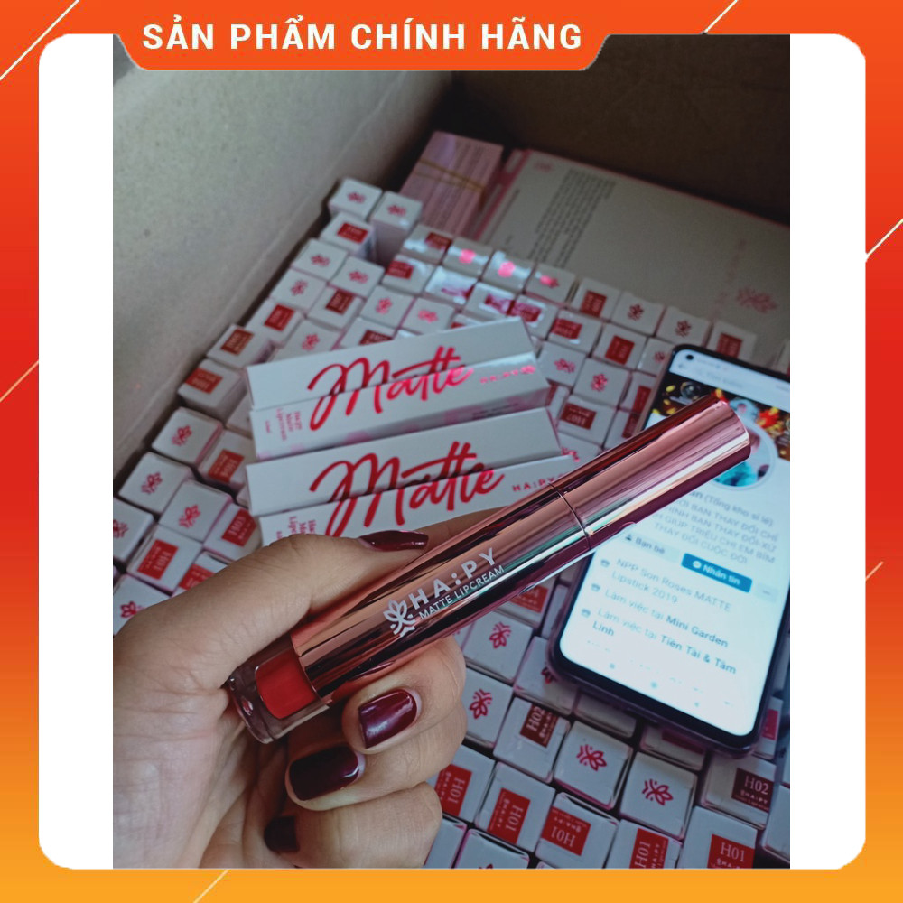 [HÀNG CHÍNH HÃNG] Son Hapy Mini Garden Hapy Matte Lipstick Siêu mịn lì, không lem, không trôi 3.5ML | BigBuy360 - bigbuy360.vn