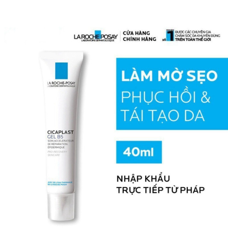 Kem dưỡng giảm mụn, mờ sẹo, ngăn ngừa vết thâm La Roche Posay Cicaplast Gel B5 40ml