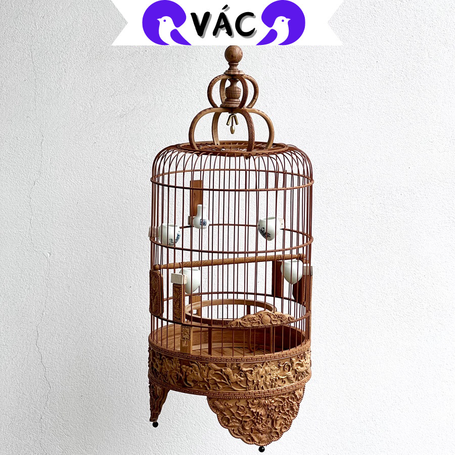 Lồng khuyên chạm nho sóc 01