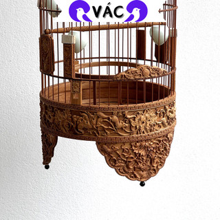 Lồng khuyên chạm nho sóc 01