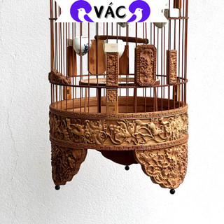 Lồng khuyên chạm nho sóc 01