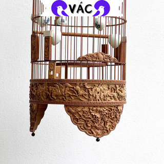 Lồng khuyên chạm nho sóc 01