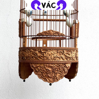 Lồng khuyên chạm nho sóc 01