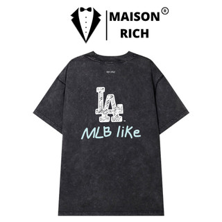 Áo Thun Wash Maison Rich Premium MLB LA Like
