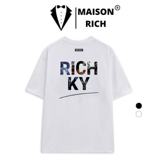 Áo Thun Local Brand Unisex Maison Rich Premium Tee Rich Smoke Wine