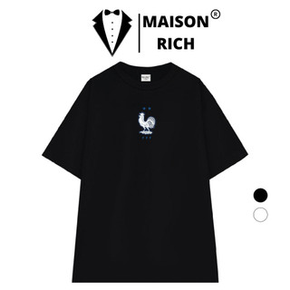 Áo Thun Maison Rich Premium Tee Logo Mid Đội Tuyển Bóng Đá Quốc Gia Pháp France Fc