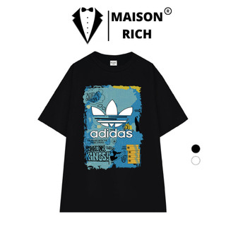  Áo Thun Maison Rich Premium Adidas Họa Tiết Vintage 