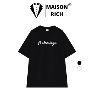 Áo Thun Maison Rich Premium Balenciaga Stampa Signature
