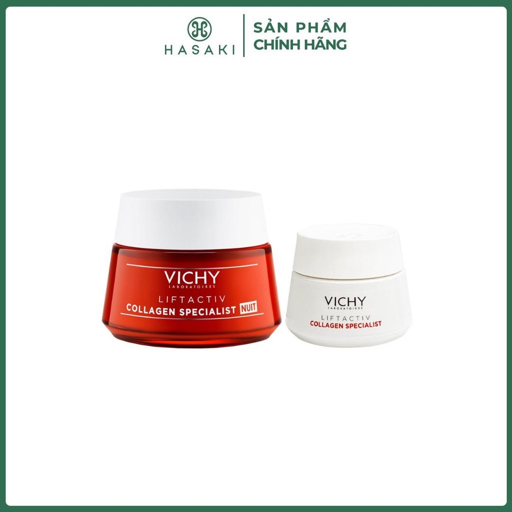 Combo Vichy Kem Dưỡng Ngày Đêm Hasaki Sản Phẩm Chính Hãng