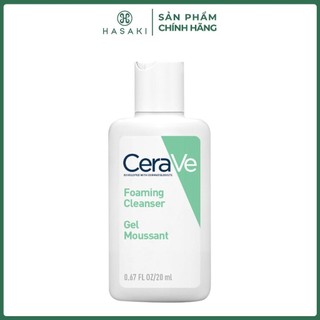   Mini  Sữa Rửa Mặt CeraVe Cho Da Thường Đến Da Dầu 30ml Hasaki Sản Phẩm Chính Hãng 