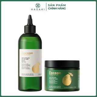 Combo Cocoon Kem Ủ Tóc Bưởi 200ml + Nước Dưỡng Tóc Tinh Dầu Bưởi 310ml Hasaki Sản Phẩm Chính Hãng