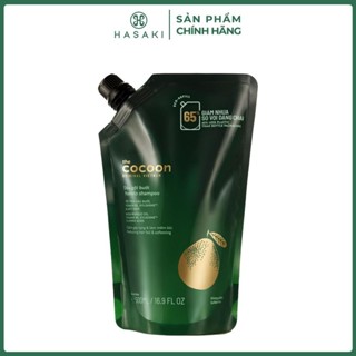 Túi Refill Dầu Gội Bưởi Cocoon Giảm Rụng & Hỗ Trợ Mọc Tóc 500ml Hasaki Sản Phẩm Chính Hãng