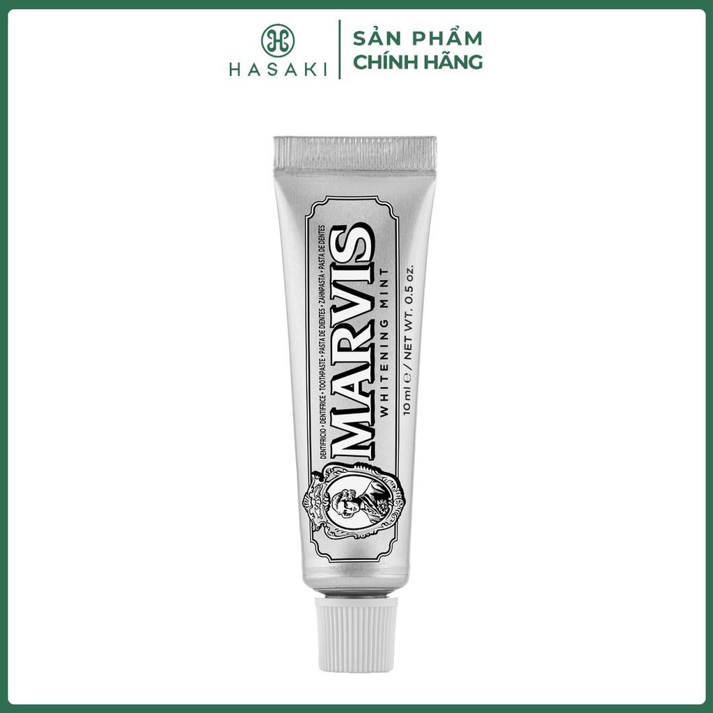 [QUÀ TẶNG KHÔNG BÁN] Kem Đánh Răng Marvis Màu Bạc Làm Trắng Răng 10ml Hasaki Sản Phẩm Chính Hãng