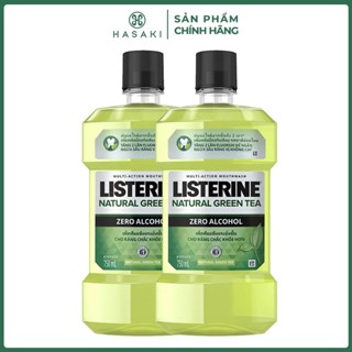 [DAILY] Combo 2 Nước Súc Miệng Listerine Trà Xanh 750ml Hasaki Sản Phẩm Chính Hãng
