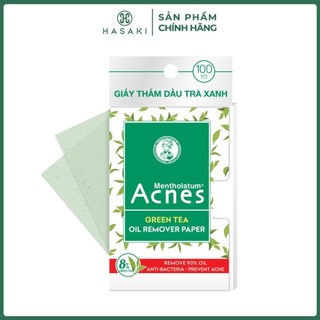 Giấy Thấm Dầu Acnes Trà Xanh 100 Tờ Hasaki Sản Phẩm Chính Hãng