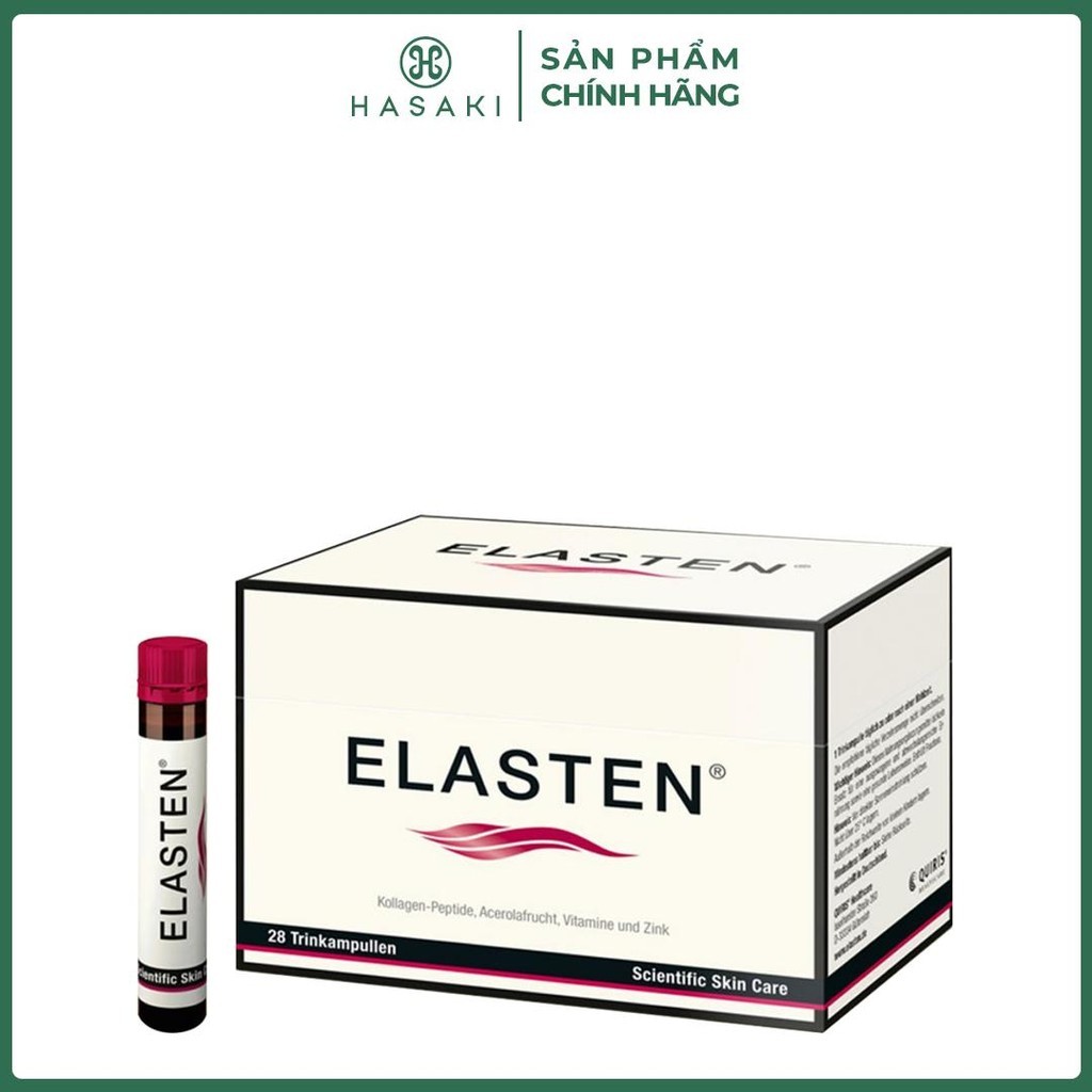 Nước Uống Collagen Elasten Căng Mịn, Ngừa Lão Hoá 28 Ốngx25ml Hasaki Sản phẩm chính hãng