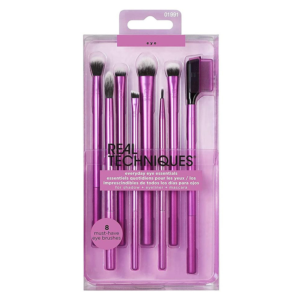 Bộ Cọ Mắt Real Techniques Everyday Eye Essentials 8 Cây Everyday Eye Essentials