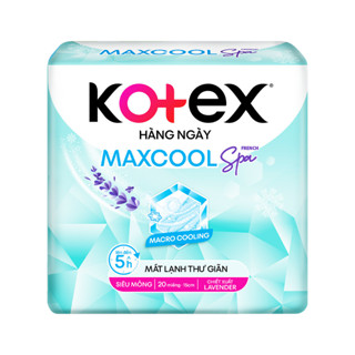  Băng Vệ Sinh Kotex Hằng Ngày Thảo Dược Cool 20 Miếng 