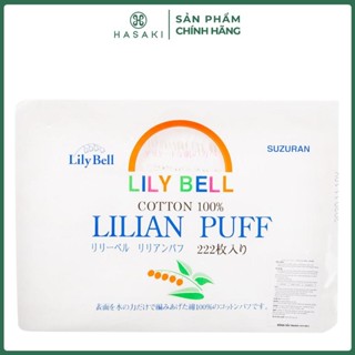 [DAILY] Bông Tẩy Trang LilyBell Lilian Puff Cotton 222 Miếng Hasaki Sản Phẩm Chính Hãng