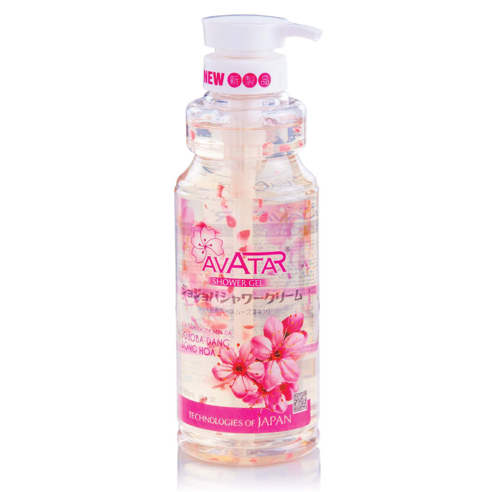Sữa Tắm Avatar Thơm Mịn Da Jojoba Bông Hoa Shower Gel Hasaki Sản Phẩm Chính Hãng