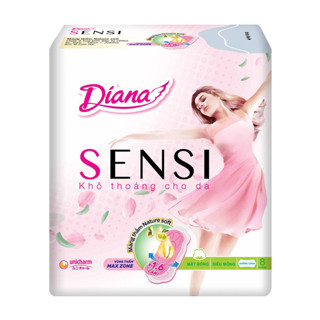 Băng Vệ Sinh Diana Sensi 23cm Siêu Mỏng Không Cánh Ban Ngày 8 Miếng Hasaki Sản Phẩm Chính Hãng