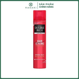 Gel Giữ Nếp Tóc Double Rich Dạng Xịt Giữ Tóc Cố Định Hair Spray Strong Hold 170ml