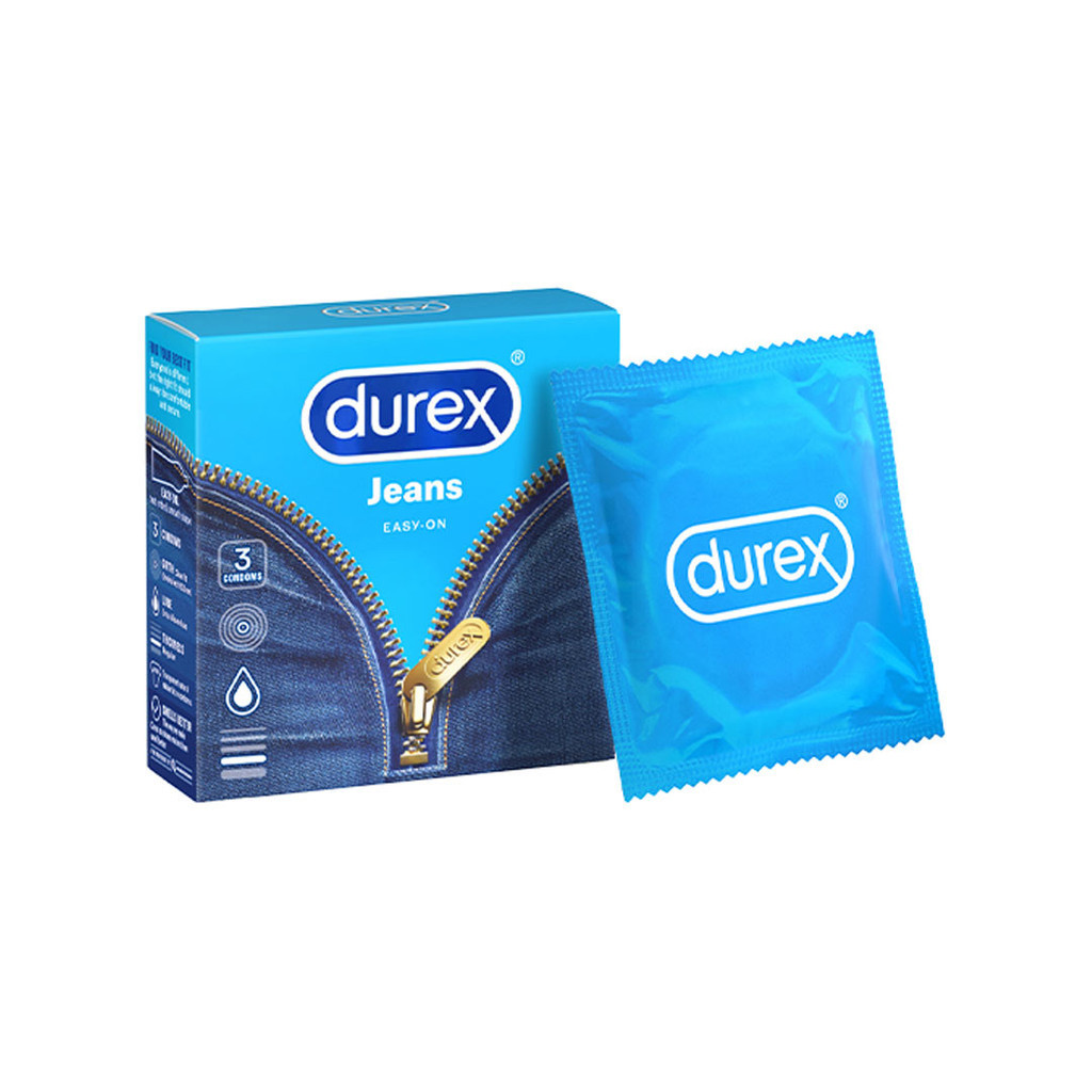Bao Cao Su Durex Jeans (Hộp 3 Cái) Hasaki Sản Phẩm Chính Hãng