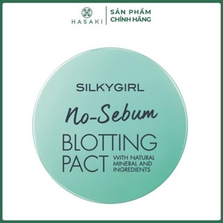 [LIVE 13.10] Phấn Phủ Silkygirl Khoáng Kiềm Dầu Dạng Nén Không Màu 7g Hasaki Sản Phẩm Chính Hãng