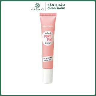 [LIVE 13.10] Kem Lót Che Lỗ Chân Lông SILKYGIRL Instant Pore Fix Primer Màu 01 Natural 15ml Hasaki Chính Hãng