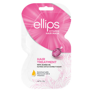 Kem Ủ Tóc Ellips Phục Hồi Hư Tổn, Dưỡng Tóc Bóng Mượt Bồng BềnhHair Mask 20g Hasaki Sản Phẩm Chính Hãng