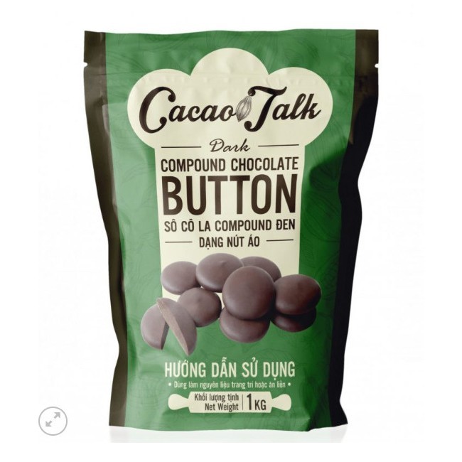 Socola Nút Áo Compound ĐEN Cacao Talk (1kg)