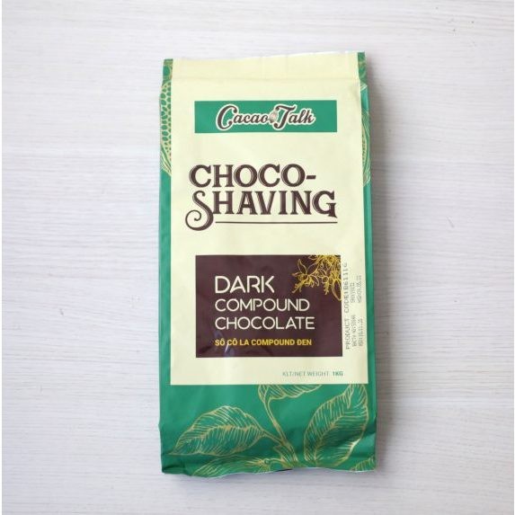 Socola Shaving Đen Cacao Talk (1kg)