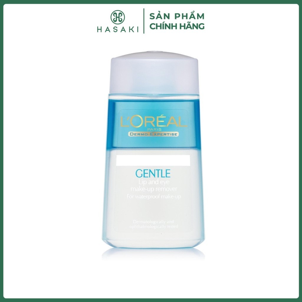 Nước Tẩy Trang Mắt Môi L'Oreal 125ml Hasaki Sản Phẩm Chính Hãng