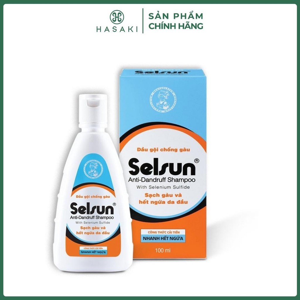 Dầu Gội Chống Gàu Và Ngứa Selsun 100Ml Hasaki Sản Phẩm Chính Hãng