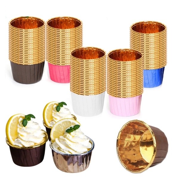 50 cup giấy nhôm làm cupcake