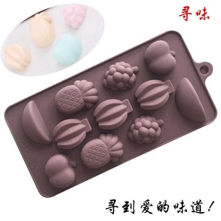 Khuôn silicone 11 trái cây