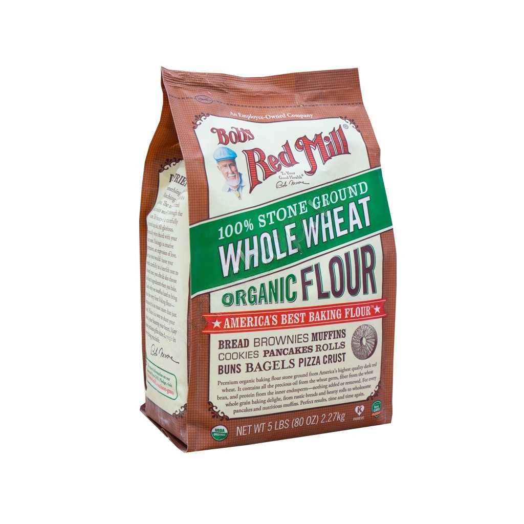 Bột mì nguyên cám HỮU CƠ Bob's Red Mill (2,27kg)