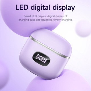 Hoco Tai Nghe Nhét Tai Bluetooth 5.3 HOCO EQ1 Không Dây, Điều Khiển Cảm Ứng Âm Thanh Nổi, Có Mic, Đèn LED