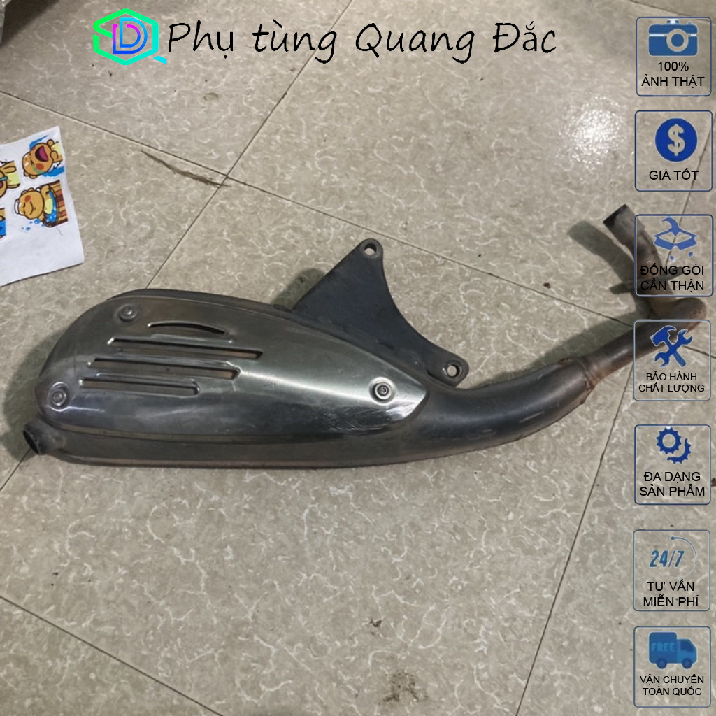 Pô xe máy piaggio vespa lx zin tháo xe hàng đẹp