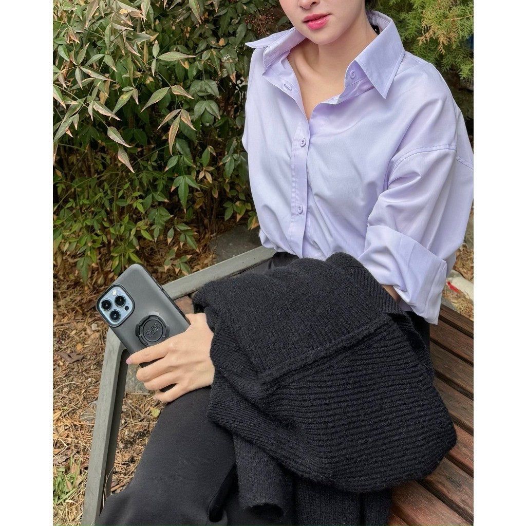 Áo sơ mi nữ pastel GILLEE sơ mi dáng oversized, sơ mi form rộng vải kate Mỹ tone màu pastel chống nhăn, thấm hút FAS293 | BigBuy360 - bigbuy360.vn