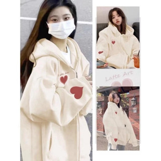 [Rẻ Vô Địch] Áo Hoodie Zip Nữ , Áo Khoác Nỉ Có Mũ In Trái Tim Đỏ Chất Liệu Cao Cấp mềm mịn Siêu Xinh HOT TREND 2025