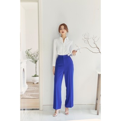 Quần Ống Rộng Nữ Lưng Cao GILLEE Dáng Dài Lưng Cao FQR030