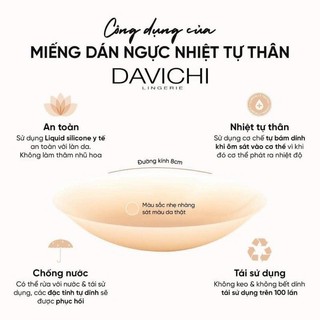 Miếng Dán Ngực Silicon - Miếng dán ngưc DAVICHI
