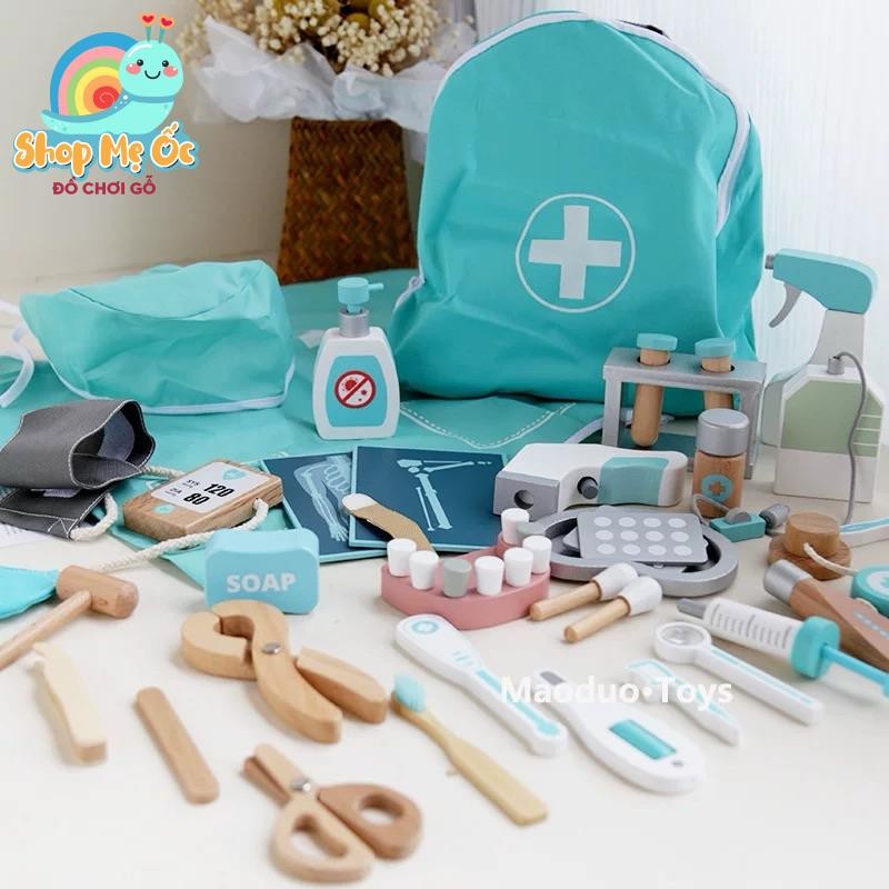 ĐỒ CHƠI DỤNG CỤ BÁC SĨ BALO UMU (36 chi tiết)  CHO BÉ | 𝐒𝐇𝐎𝐏 𝐌𝐄 𝐎𝐂